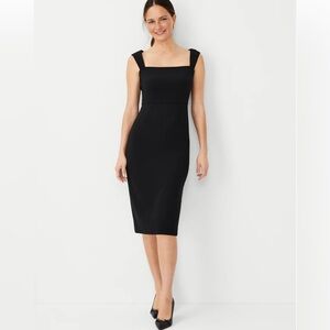 Ann Taylor Black Sleeveless Dress
